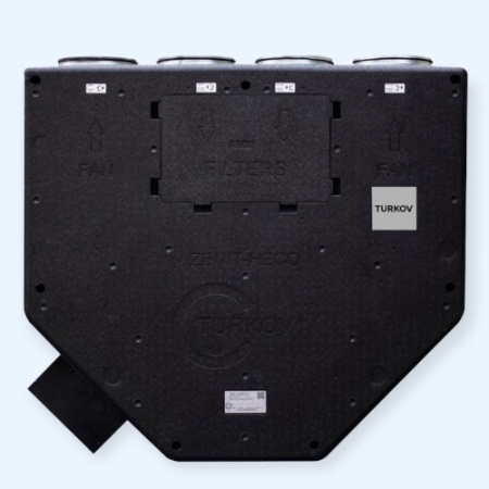 ZENIT HECO V 350 E Turkov Приточно-вытяжная установка с рекуперацией тепла и сохранением влаги